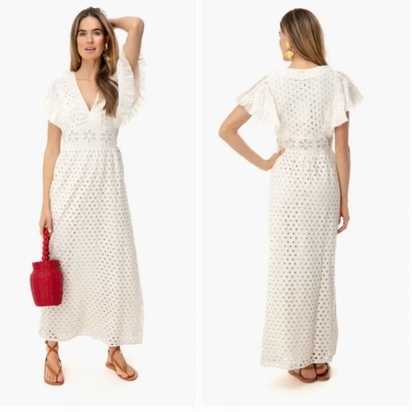 Antik Batik Jada Long Dress in Cream size 36 (xs) - Picture 1 of 7